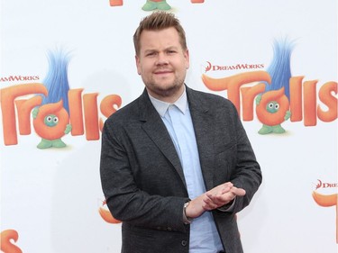 Actor James Corden attends the premiere of 20th Century Fox's "Trolls" at Regency Village Theatre on October 23, 2016 in Westwood, California.