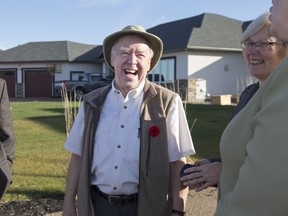 Bill Ryan takes a tour throughout the $1.6 million Greenbyre Estates home he won in the 2016 Hospital Home Lottery on  November 10, 2016. (GordWaldner/Saskatoon StarPhoenix)