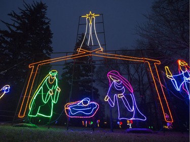 The 2016-17 annual BHP Billiton Enchanted Forest at the Saskatoon Forestry Farm Park is officially lit up, November 17, 2016. Proceeds from this year's holiday sparkling forest go to the Saskatoon City Hospital and the Saskatoon Zoo Foundation.