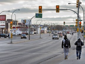 Idylwyld Drive, looking southbound from 25th Street.