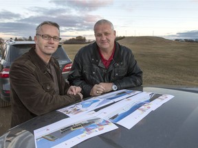 Rob Letts and Joe Van't Hof with the Optimist Club of Saskatoon are still on task to make Diefenbaker Hill  a winter recreational wonderland.