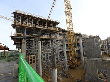 A tour of the Children's Hospital construction site, November 25, 2016.
