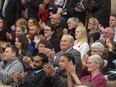 The diverse group in chambers to witness the swearing in of the new council illustrates the challenge facing Mayor Charlie Clark.