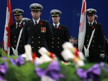 The annual Remembrance Day Ceremony at SaskTel Centre, the biggest indoor ceremony in Canada, November 11, 2016.