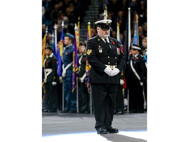 The annual Remembrance Day Ceremony at SaskTel Centre, the biggest indoor ceremony in Canada, November 11, 2016.