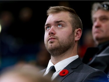 SaskTel Centre was filled with emotion as people paused to remember during the annual Remembrance Day Ceremony, the biggest indoor ceremony in Canada, November 11, 2016.