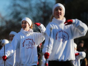 The sun was shining on families' faces during the annual Santa Claus parade downtown Saskatoon on November 20, 2016.