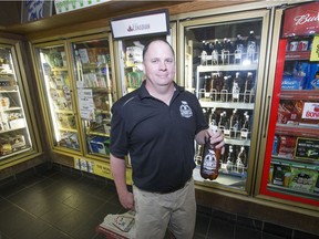 Thirsty Scholar off-sale manager Mark Hauk says changes to the province's liquor regime mean his business can now operate like a conventional liquor store.