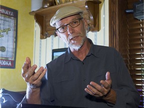 Saskatchewan poet laureate Gerald Hill at the Thirsty Scholar in Saskatoon in September.