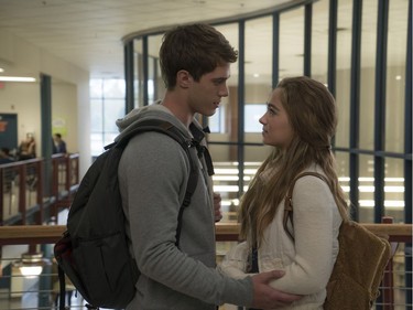 Blake Jenner and Haley Lu Richardson star in "The Edge of Seventeen."