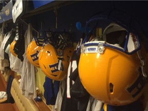 A Saskatoon Hilltops player was hospitalized after losing consciousness while he was taped to a pole in the team's clubhouse last month, leading to a police investigation and the suspension of two players