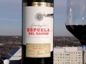 The wine of the week is Espuelo del Gaucho Reserve 2014.