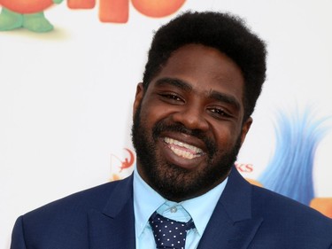 Ron Funches attends the "Trolls" Los Angeles premiere at the Regency Village Theatre in Los Angeles, California, October 23, 2016.