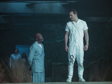 Michael K. WIlliams and Michael Fassbender star in "Assassin's Creed."