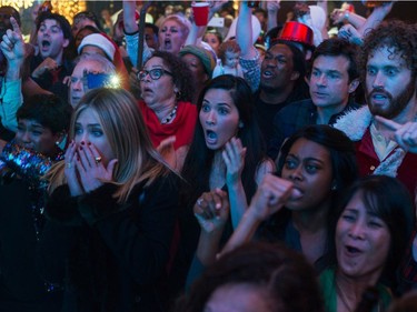 Jennifer Aniston, Olivia Munn, Jason Bateman and T.J. Miller star in "Office Christmas Party."