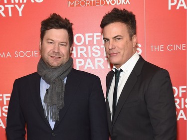 Directors Josh Gordon and Will Speck attend the Paramount Pictures with The Cinema Society & Svedka host a screening of "Office Christmas Party" at Landmark Sunshine Cinema on December 5, 2016 in New York City.