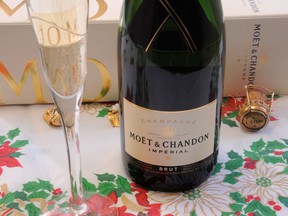 Moet Imperial Champagne.