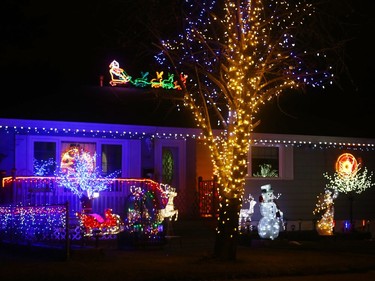 A photo tour of some of Saskatoon's homes decked out in lights and decorations ready for the Christmas season, November 30, 2016.