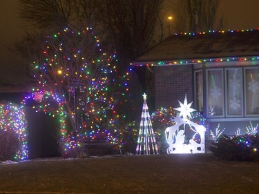 A photo tour of some of Saskatoon's homes decked out in lights and decorations ready for the Christmas season, December 1, 2016.