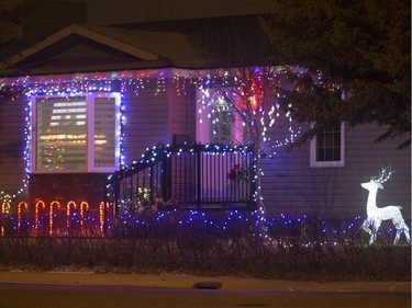 A photo tour of some of Saskatoon's homes decked out in lights and decorations ready for the Christmas season, like this one on Ward Road, December 1, 2016.