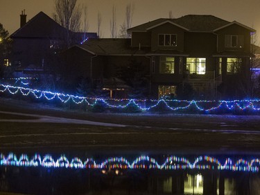 A photo tour of some of Saskatoon's homes decked out in lights and decorations ready for the Christmas season, like this one on Briarwood Lake, December 1, 2016.