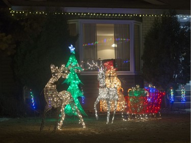 A photo tour of some of Saskatoon's homes decked out in lights and decorations ready for the Christmas season, December 1, 2016.