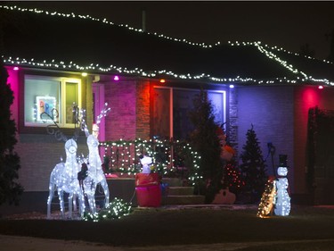 A photo tour of some of Saskatoon's homes decked out in lights and decorations ready for the Christmas season, December 1, 2016.