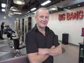 Wayne Friesen, owner of the new salon Big Bang, December 5, 2016 (GORD WALDNER/Saskatoon StarPhoenix)