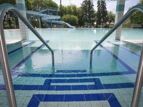 SASKATOON, SASK.; JUNE 14, 2016 -  0615 news pools  Riversdale pool is filled with water and is ready for the noon hour opening on June 15th June 14, 2016 Lathey Pool will open on the 15th also with George Ward and Mayfair a bit later, (GORD WALDNER/Saskatoon StarPhoenix)