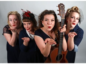 Rosie & the Riveters, photographed here in studio on December 6, 2016, are organizing an all-female New Year's Eve show at the Broadway Theatre in Saskatoon.