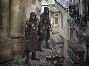 Michael Fassbender and Ariane Labed star in "Assassin's Creed."