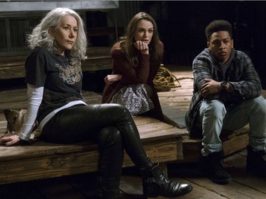 L-R: Helen Mirren, Keira Knightley and star in "Collateral Beauty."