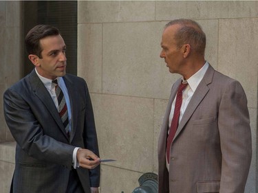 B.J. Novak and Michael Keaton star in "The Founder."