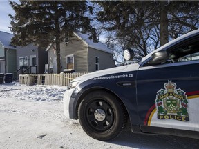Saskatoon police respond to the scene