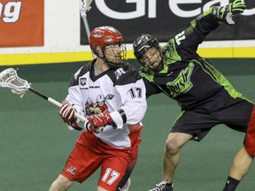 Adrian Sorichetti (right) and his Saskatchewan Rush will play their 2017 home opener on Saturday.