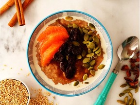 Chai-spiced oatmeal made in a slow cooker (Renee Kohlman photo)