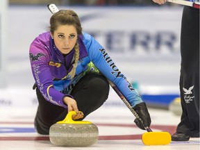 Robyn Silvernagle started strong at the provincial Scotties.