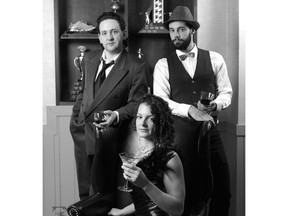 (L-R) Anthony McCarthy, Dana Chadorf and Lorenzo Brazzini have taste for mystery.