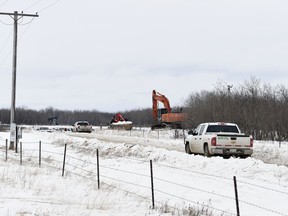 Crews work to clean up a 200,000-litre Tundra Energy Marketing Ltd. pipeline spill on Ocean Man First Nation.