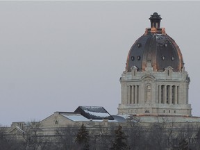 The legislative assembly building in Regina.
