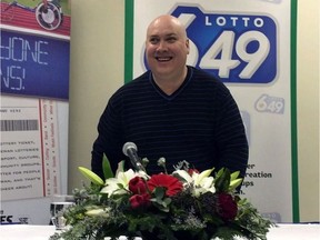 Saskatoon resident Curtis Mooney won $5 million with a Lotto 6/49 ticket.