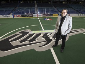 Saskatchewan Rush owner Bruce Urban, pictured last season, thinks his team can sell out every home game in 2017.