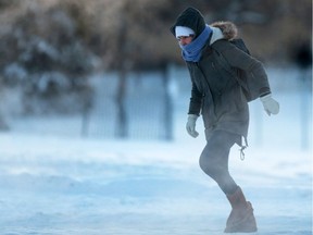 Saskatoon is expected to only hit a high of -20 C on Monday, although temperatures may feel closer to -32 C with the windchill.