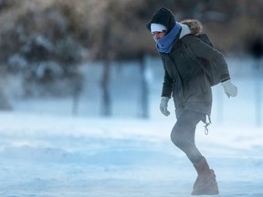 A high of -12 C is expected during the day on Wednesday.