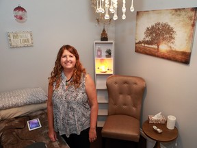 Andrea Clavelle is an energy therapist from Souls in Harmony in Saskatoon on January 9, 2017. (Michelle Berg / Saskatoon StarPhoenix)