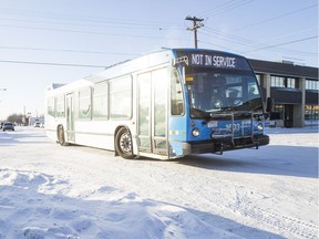 Saskatoon Transit is offering free bus service to students, teachers and chaperones on class field trips as part of a pilot project. (LIAM RICHARDS/The StarPhoenix)