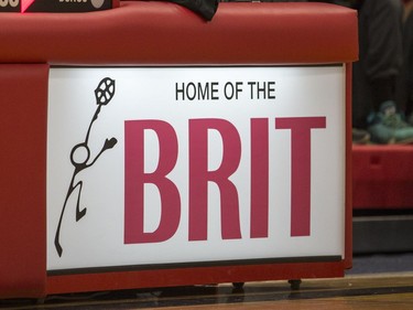 The opening game of the Bedford Road Invitational Tournament (BRIT) at Bedford Road Collegiate in Saskatoon, January 12, 2017.