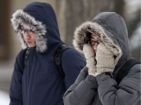 Plunging overnight temperatures led Environment Canada to issue an extreme cold warning for parts of central Saskatchewan.