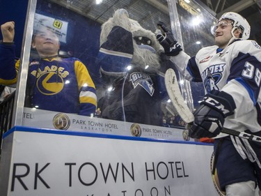 A Game Day in the Life of Saskatoon Blades' Mascot Poke Check 