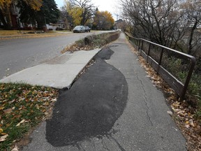 The Meewasin Valley Authority has complained for years about a funding shortfall that hinders it from maintaining its trail system in Saskatoon as seen in this October 2014 photo. (GREG PENDER/The StarPhoenix)